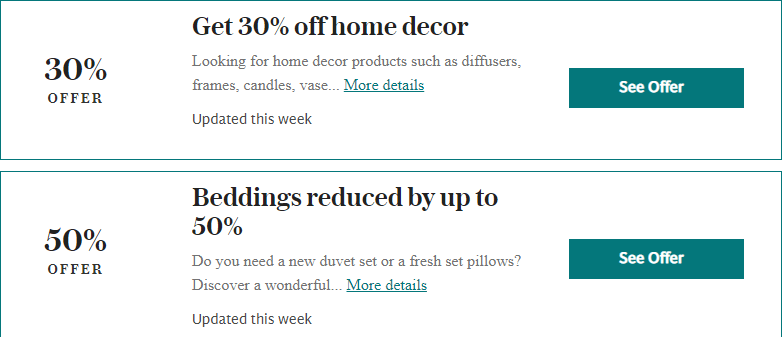 Dunelm Bedford Offers and Coupons
