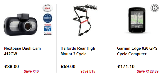 Halfords Bedford Offers and Coupons