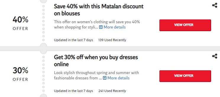 Matalan Bedford Offers and Coupons