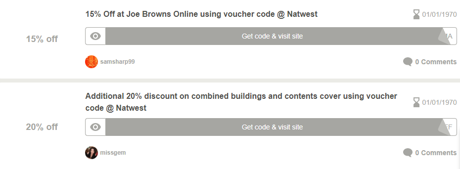 NatWest Bedford Offers and Coupons