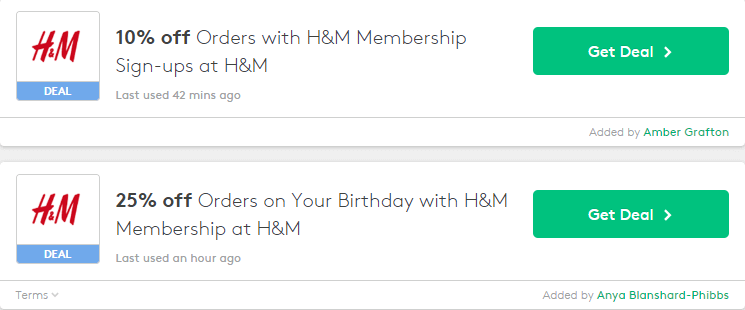 H&M Luton Offers and Coupons
