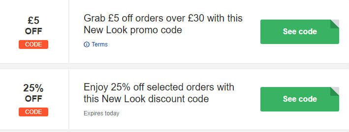 New Look Luton Offers and Coupons