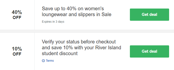 River Island Luton Offers and Coupons